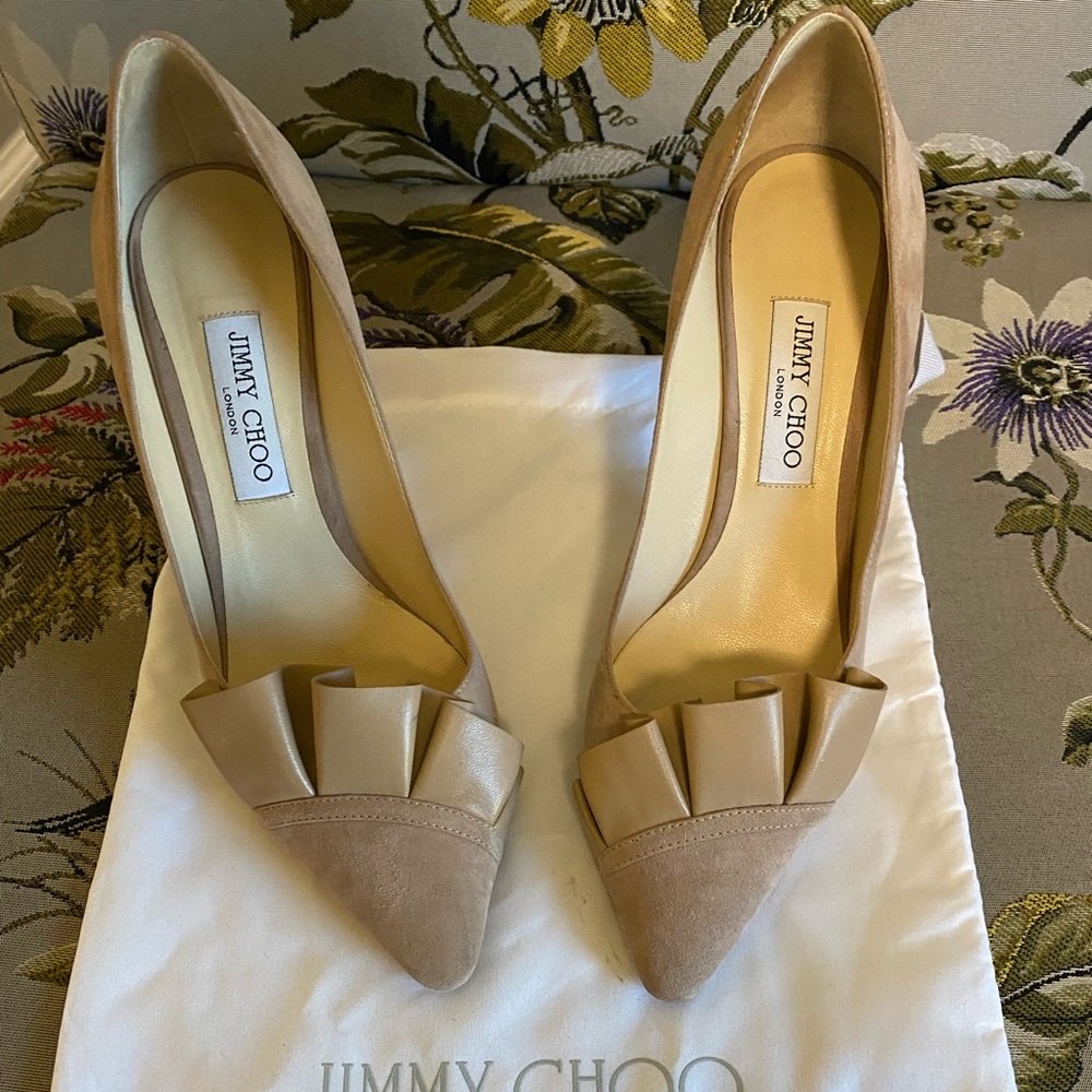 Jimmy Choo nude pump